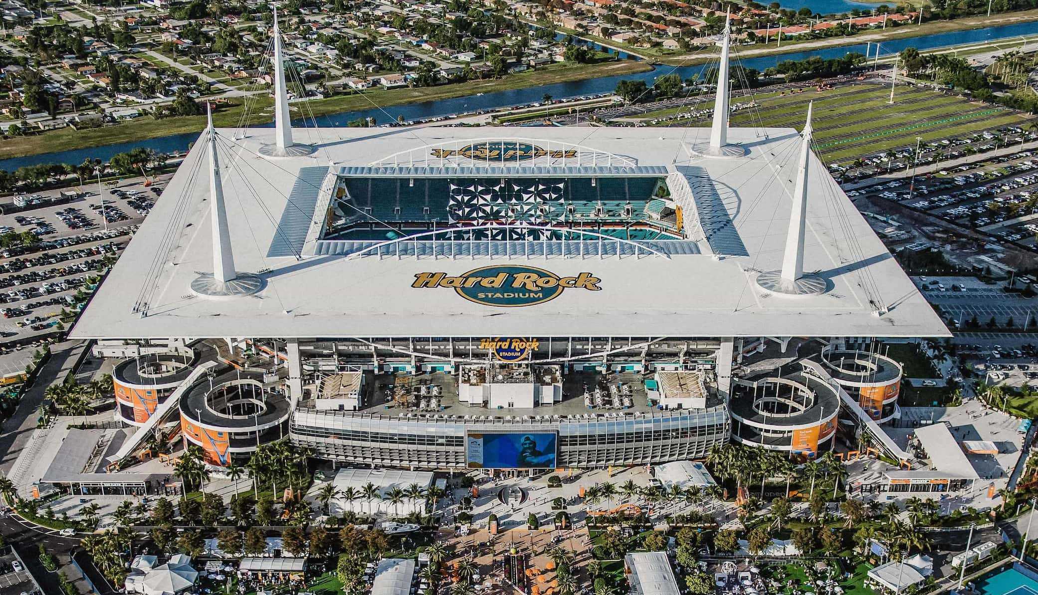 Hard Rock Stadium aerial smaller