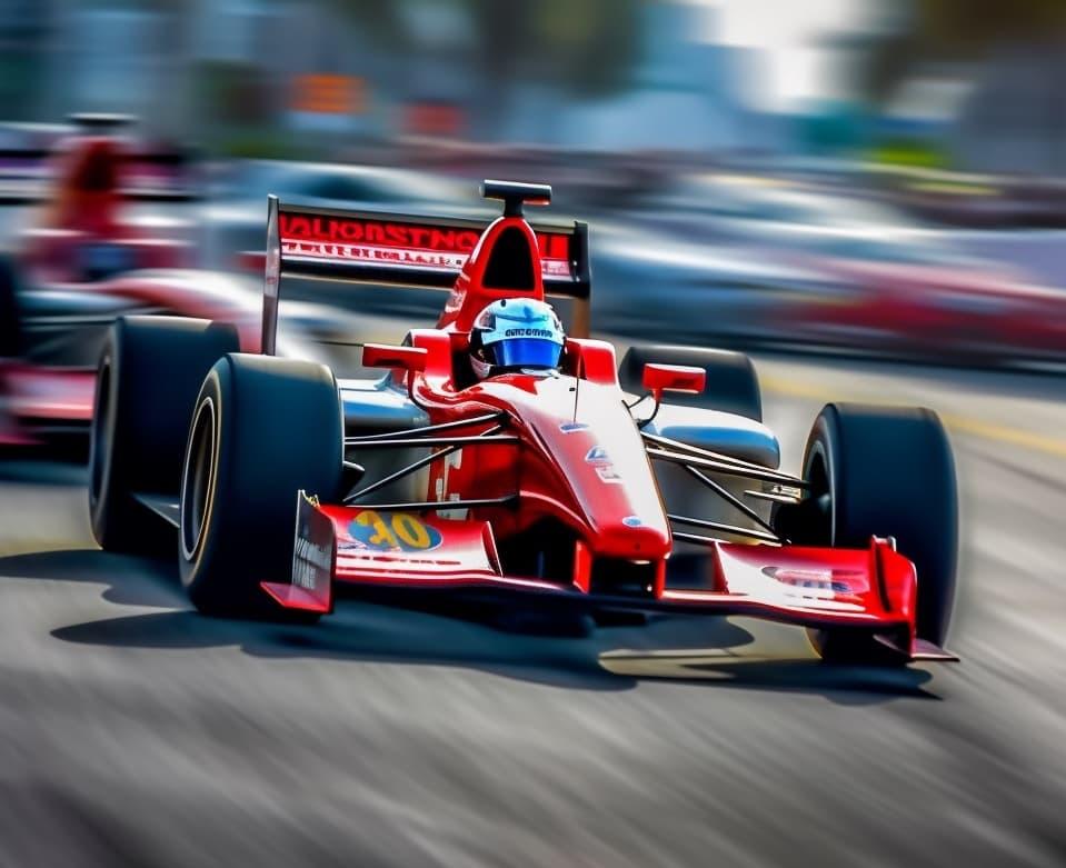 Miami Grand Prix racing car