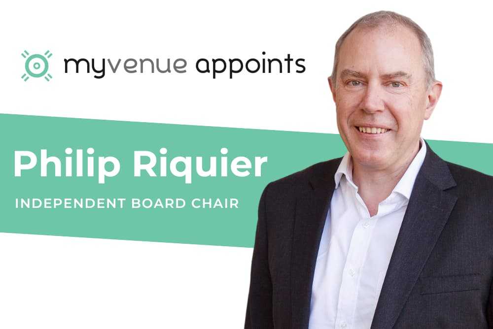 Philip Riquier announced as My Venue Independent Board Chair
