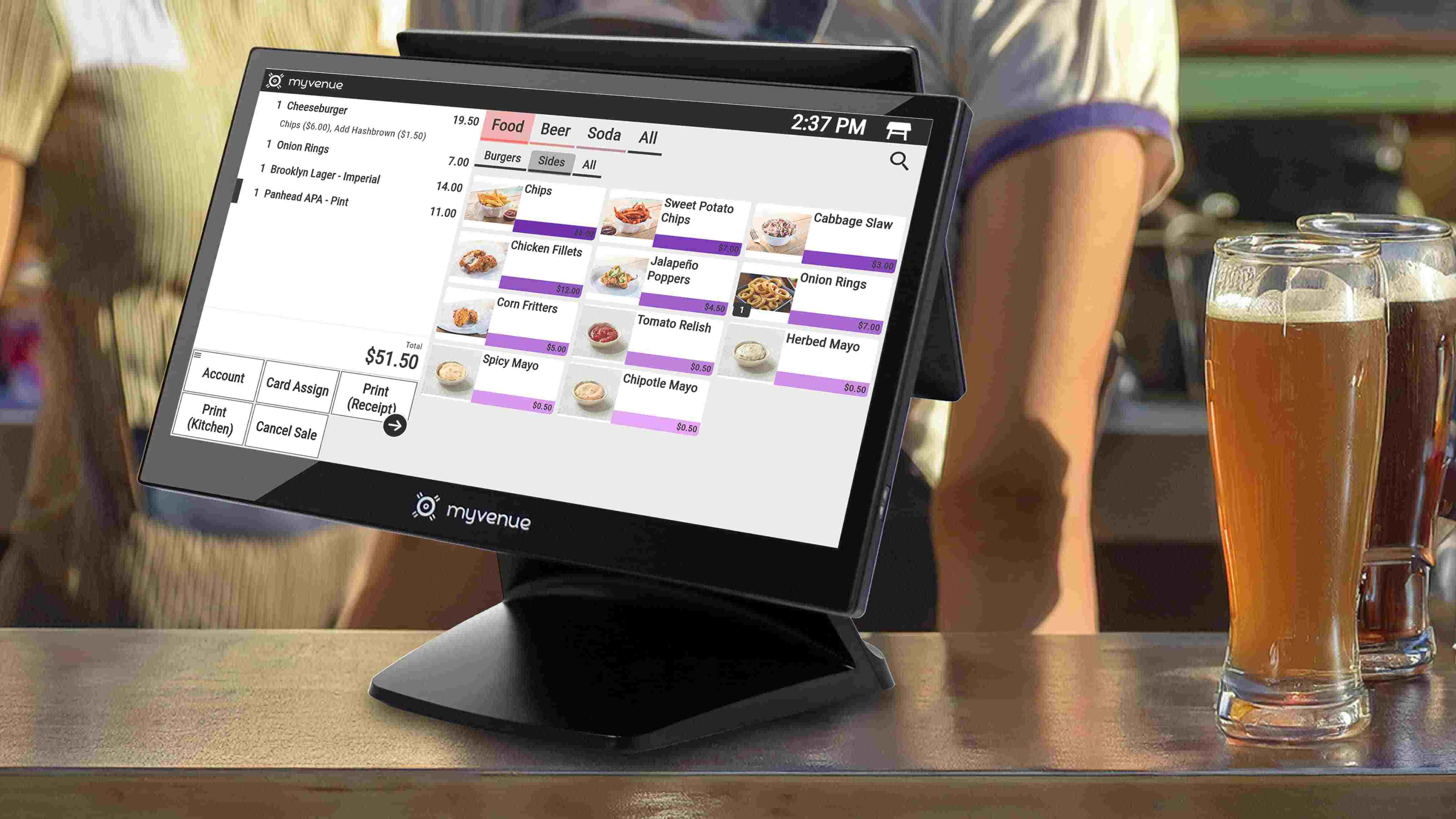 MyVenue POS terminal