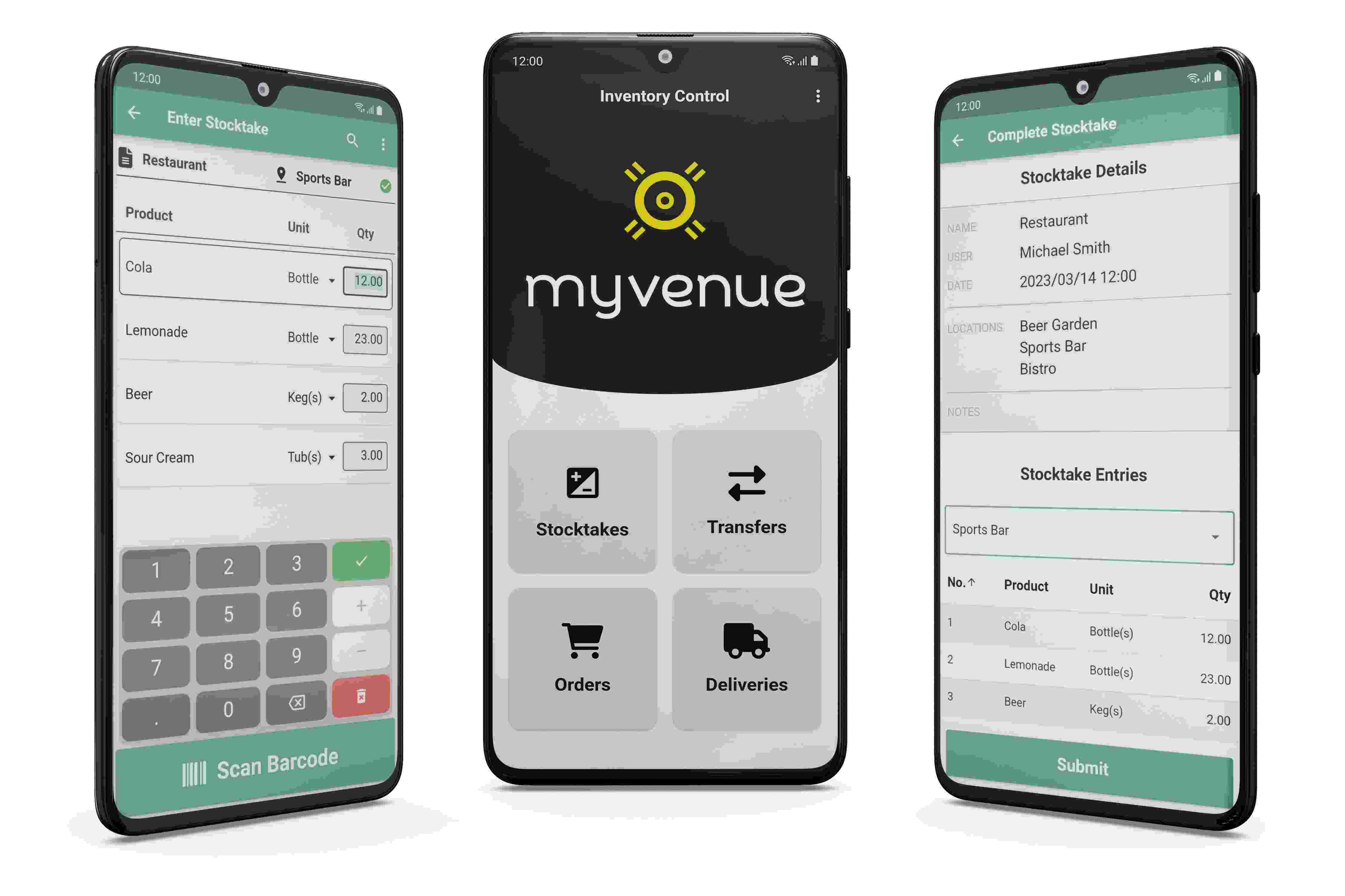 Mv Stock triple Android device
